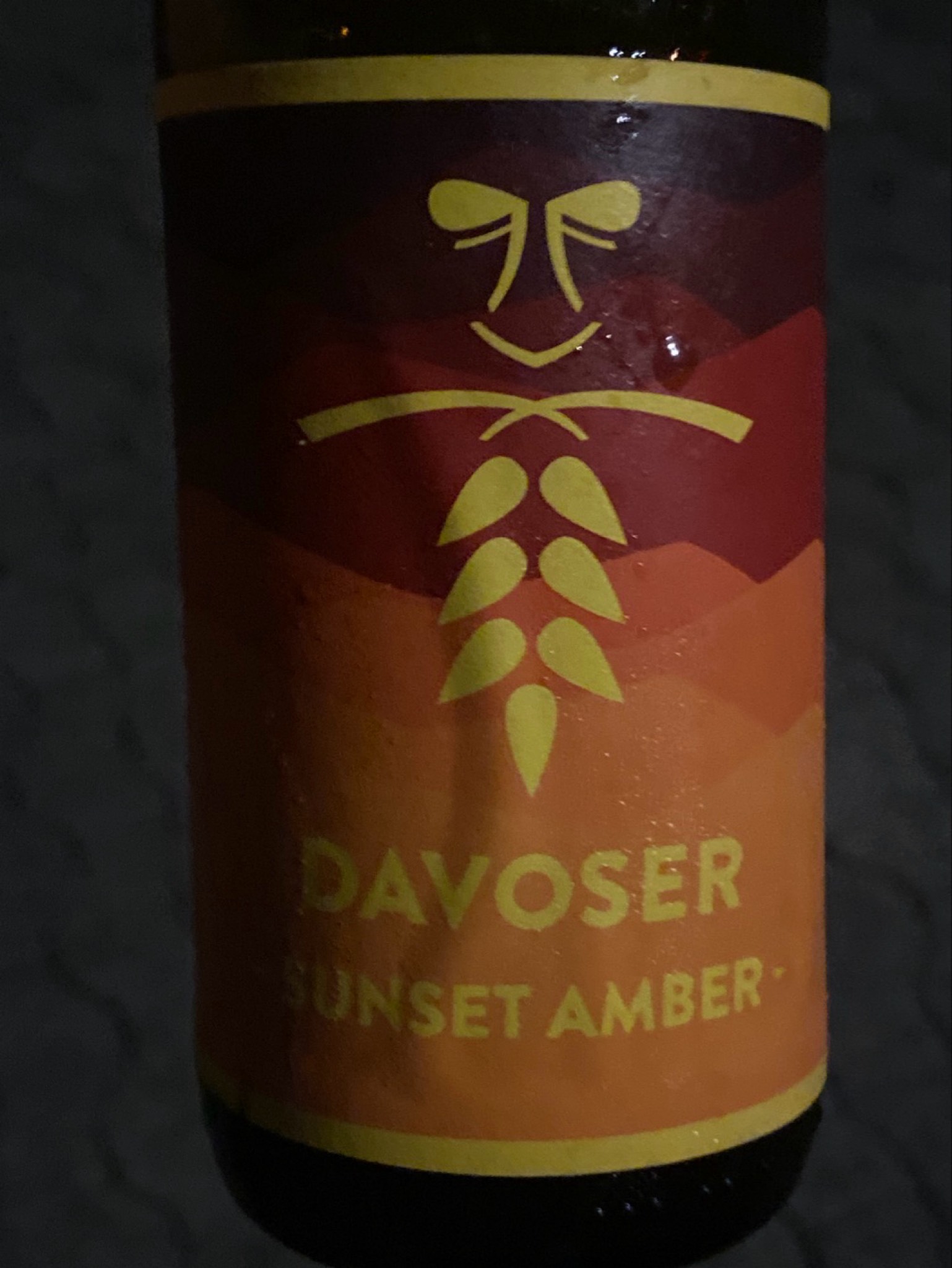 Sunset Amber, Davoser Craft Beer