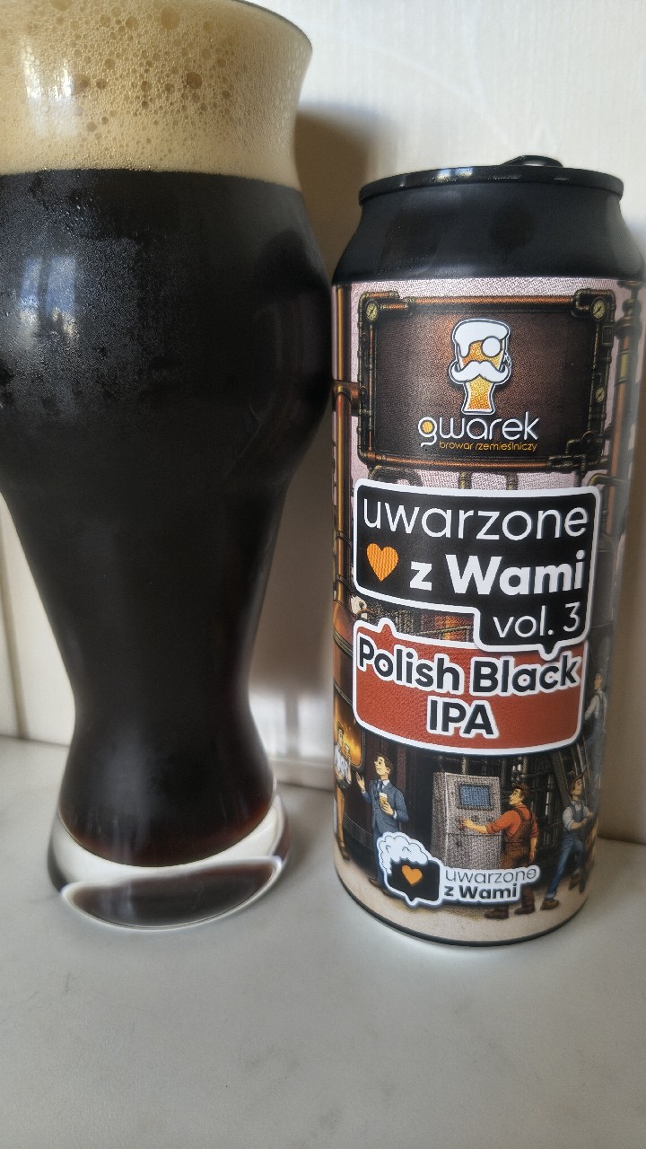 Uwarzone z Wami vol. 3: Polish Black IPA, Browar Gwarek