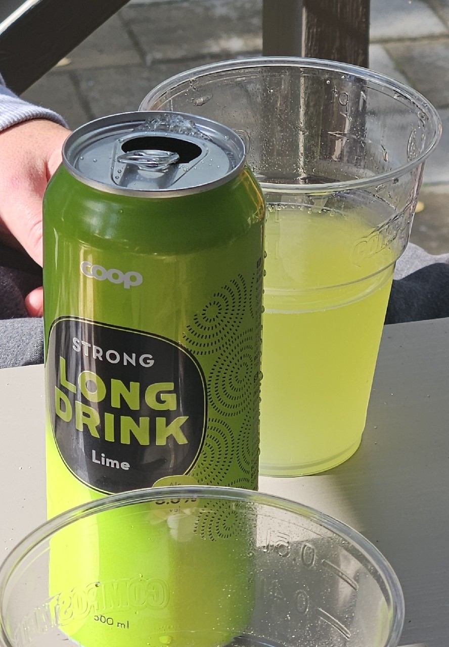 Coop Strong Long Drink Lime, Finland