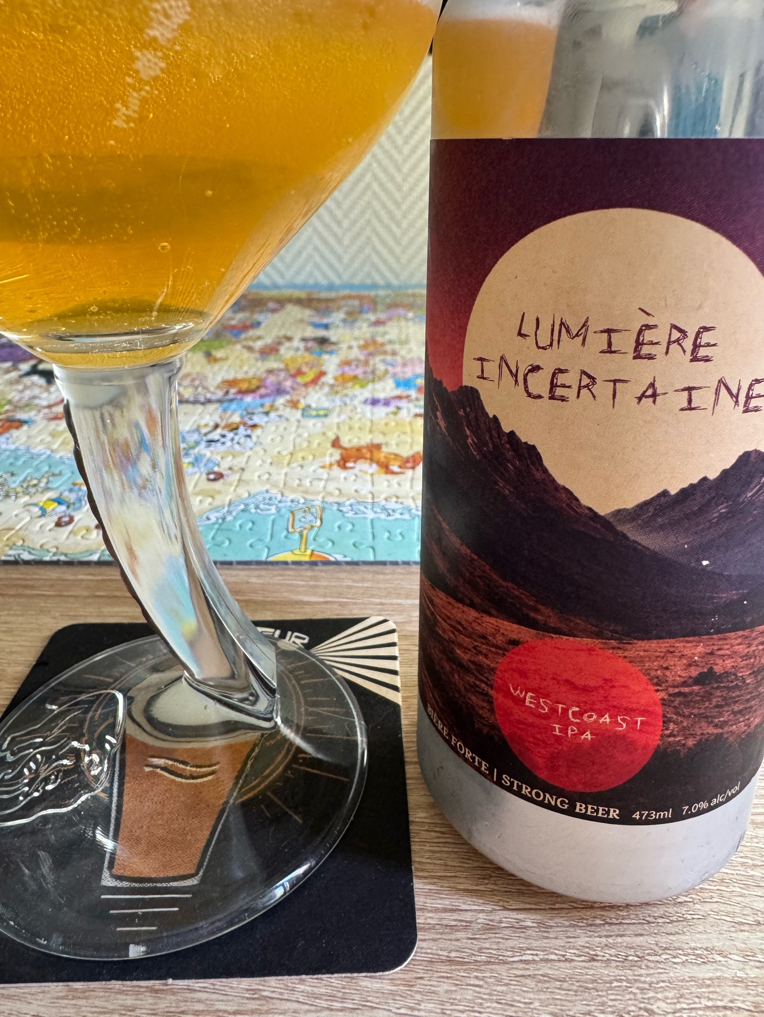 lumiere incertaine, Brasserie Sir John Brewing Co.