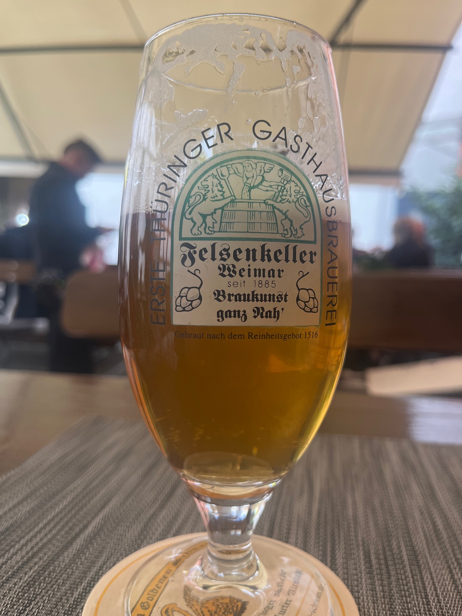 Felsenkeller Sommerbier, Gasthausbrauerei Felsenkeller Weimar