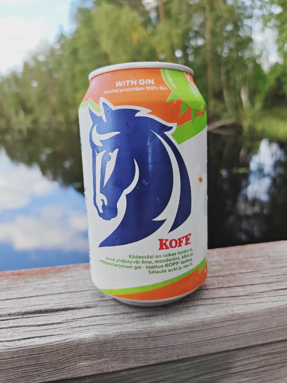 KOFF Long Drink Gin & Tropical Lime-Mandarin-Kiwi, Finland