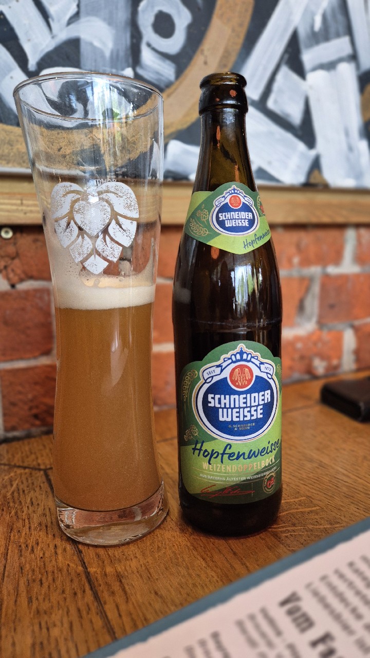 Schneider Weisse Tap 5 Hopfenweisse Weizendoppelbock, Schneider Weisse G. Schneider & Sohn