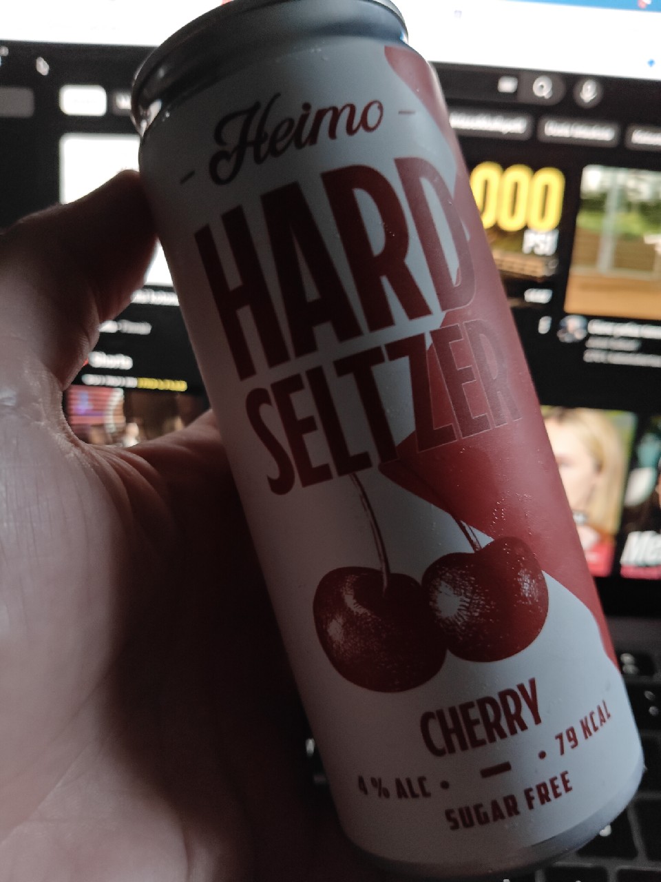 Heimo Hard Seltzer Cherry, Finland