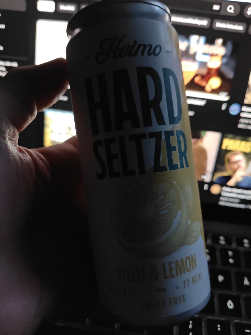 Heimo Hard Seltzer Yuzu & Lemon, Finland