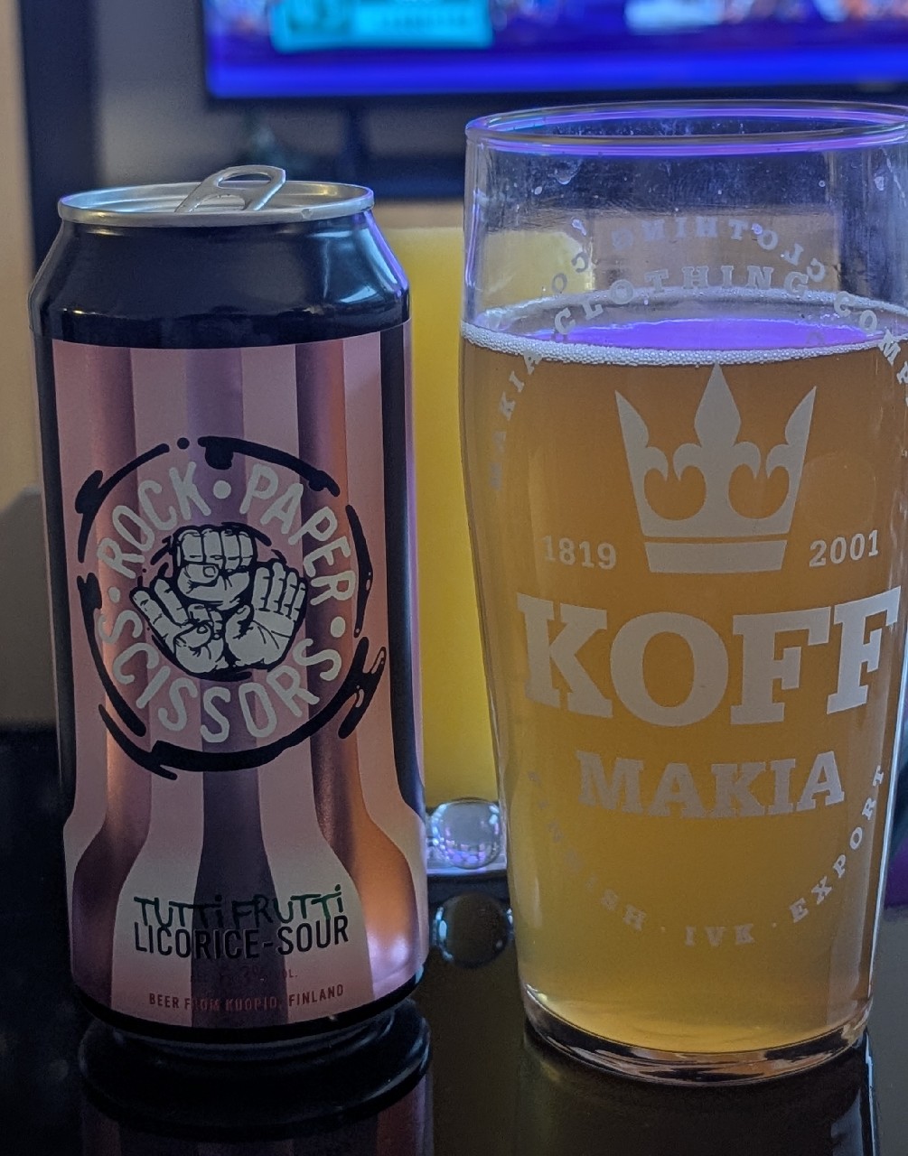 Tutti Frutti Licorice-Sour, Finland