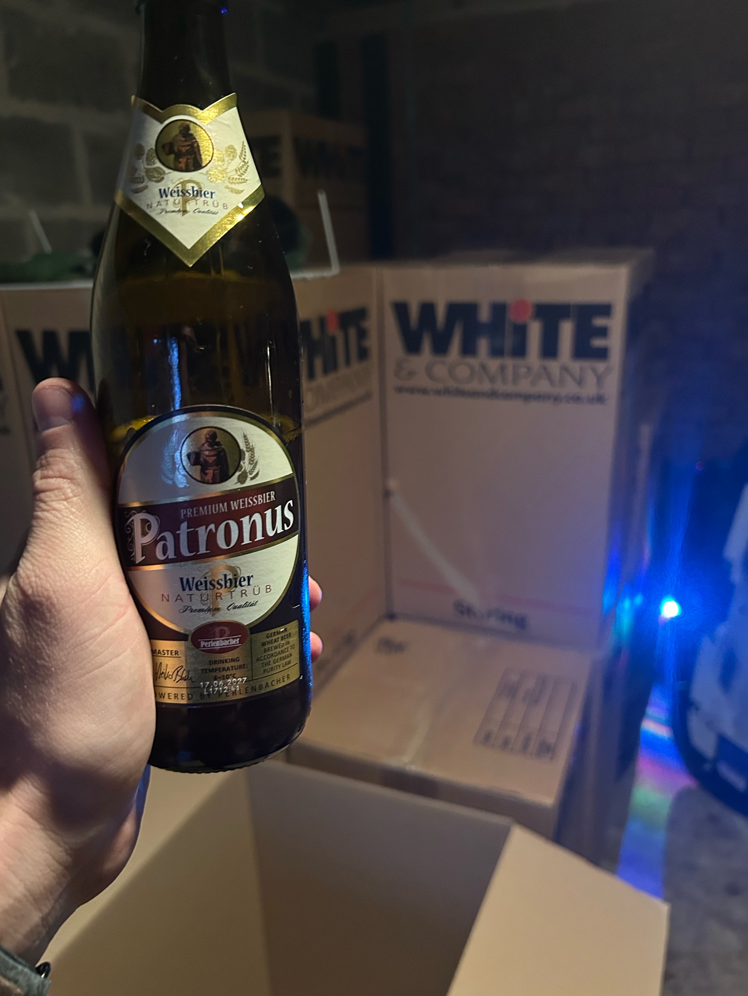 Patronus Premium Weissbier, Frankfurter Brauhaus (TCB Beverages)