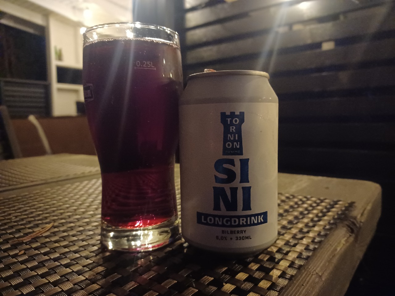 Sini Bilberry Longdrink, Finland