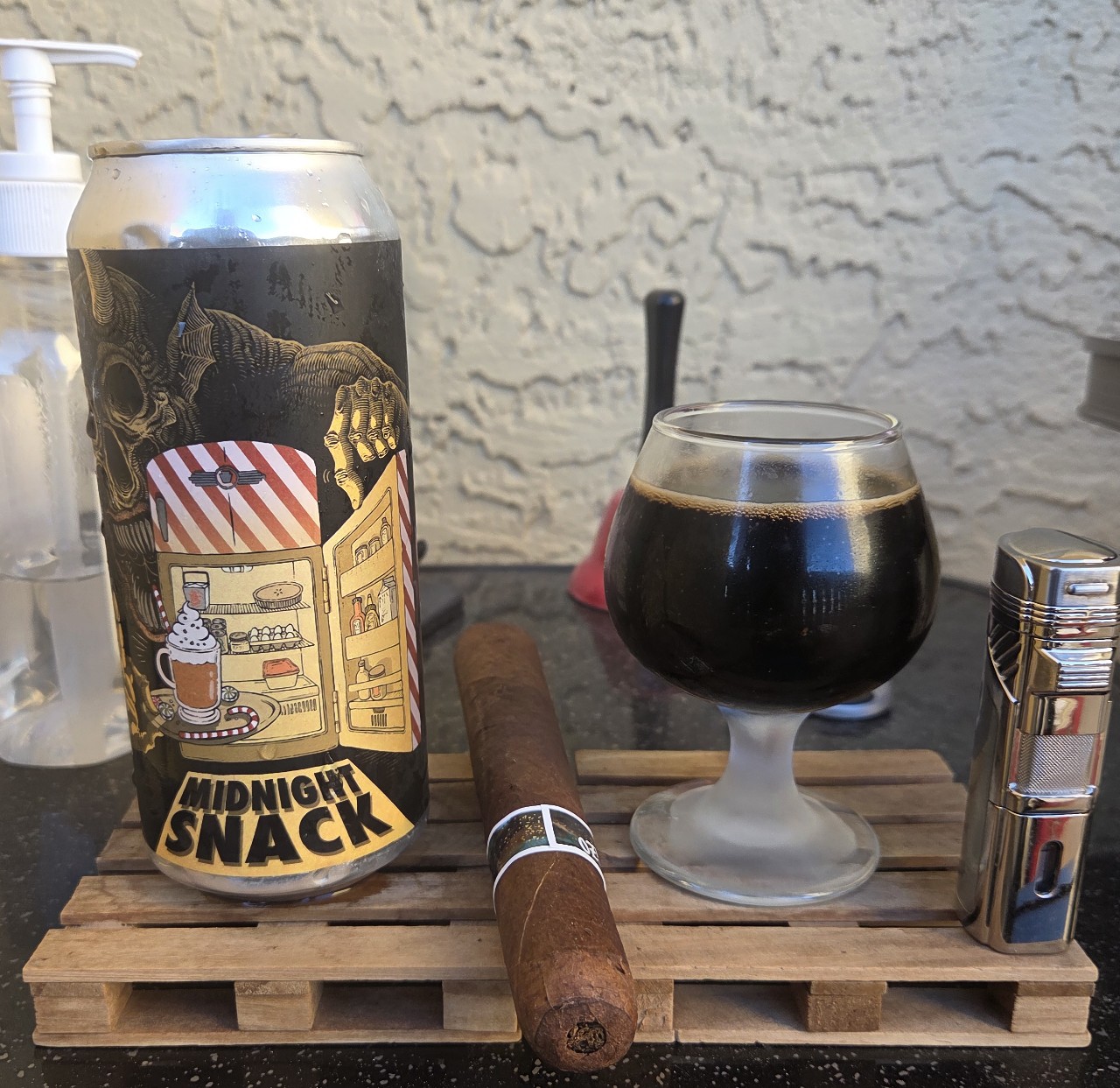 Chocolate, Peppermint Coffee & Whipped Cream, Abomination Brewing Company