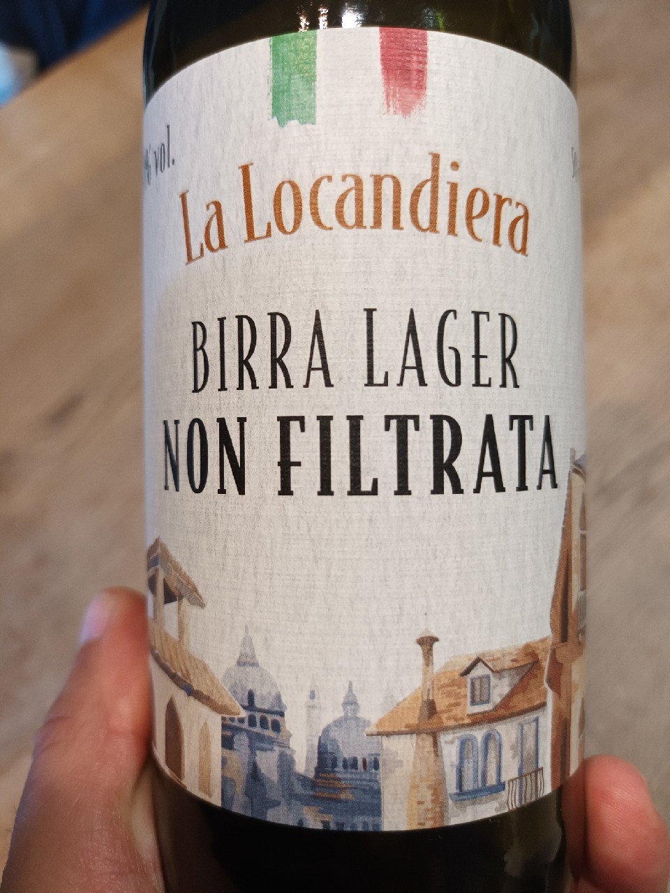 Birra Lager non filtrata, La Locandiera