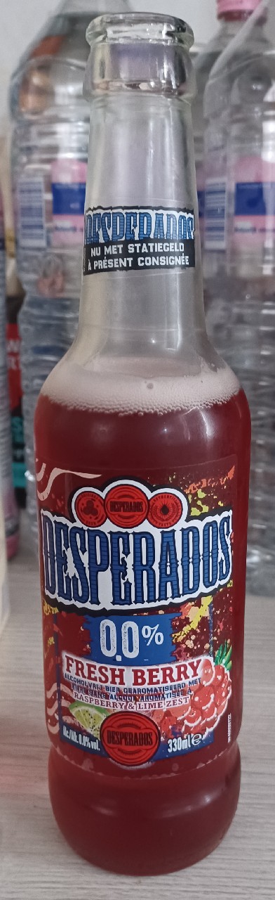 Desperados 0.0% Fresh Berry, Brouwerij Alken-Maes (Heineken)