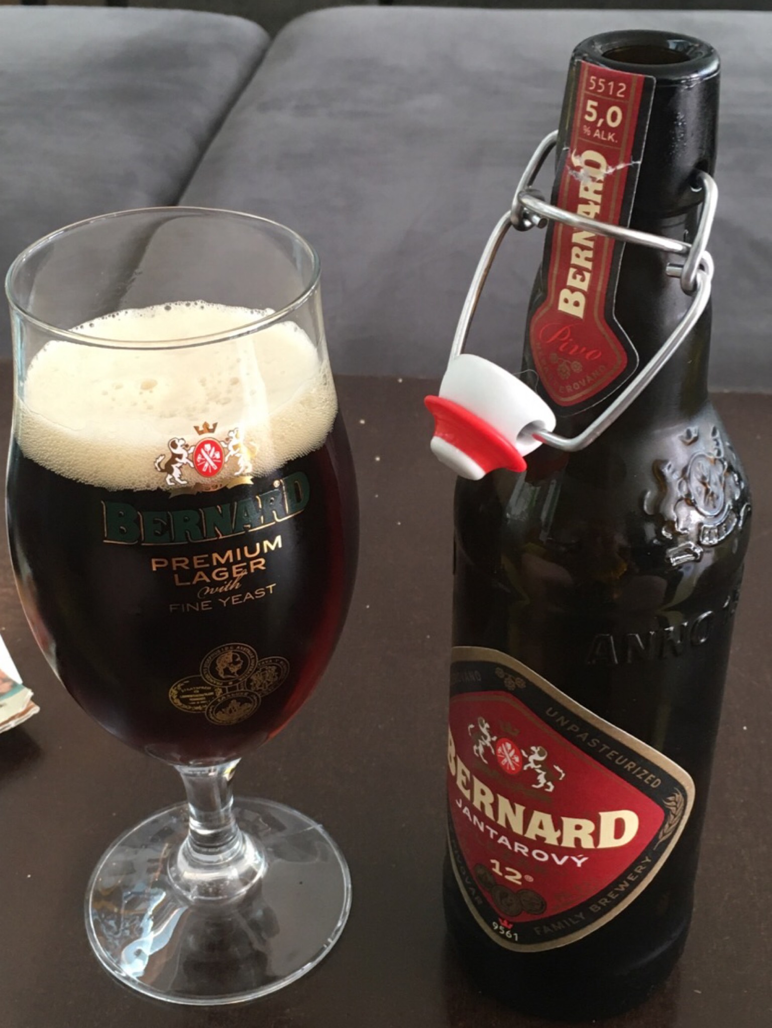 Jantarový Ležák / Amber Lager, Bernard Family Brewery / Rodinný Pivovar Bernard