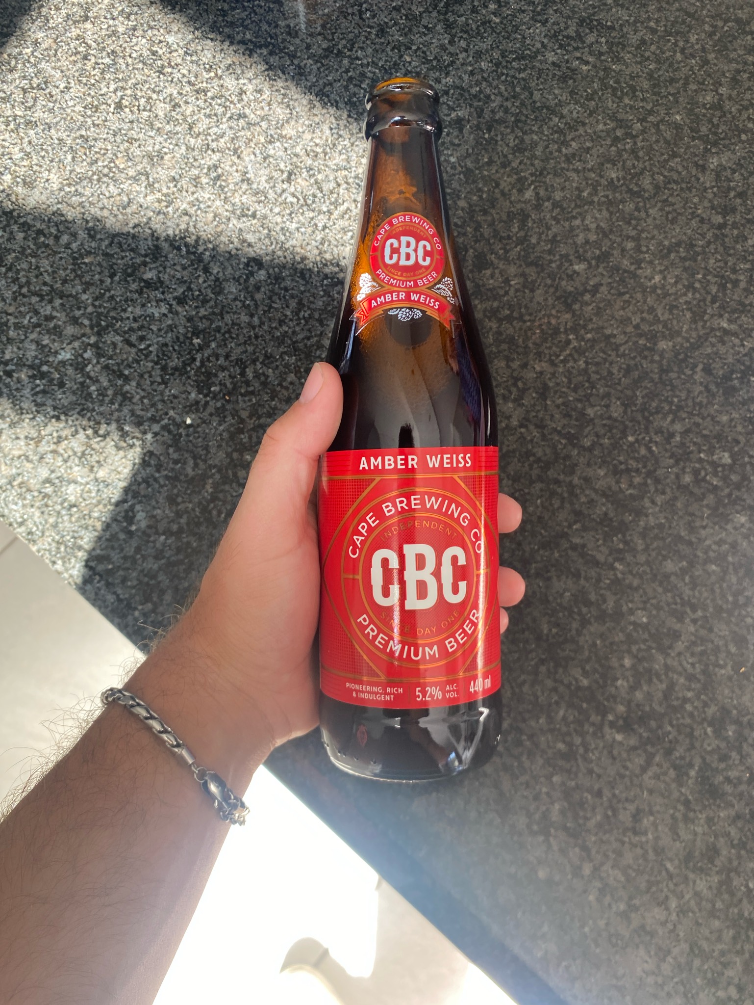 CBC Amber Weiss, Cape Brewing Company