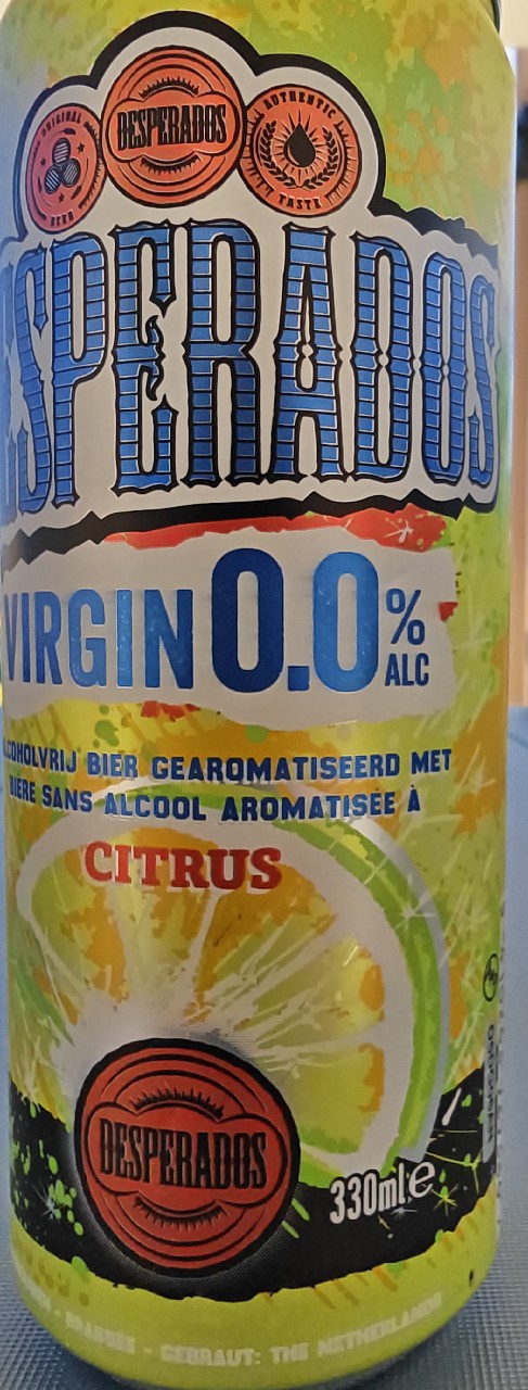 Desperados Virgin 0.0% Citrus, Heineken Nederland