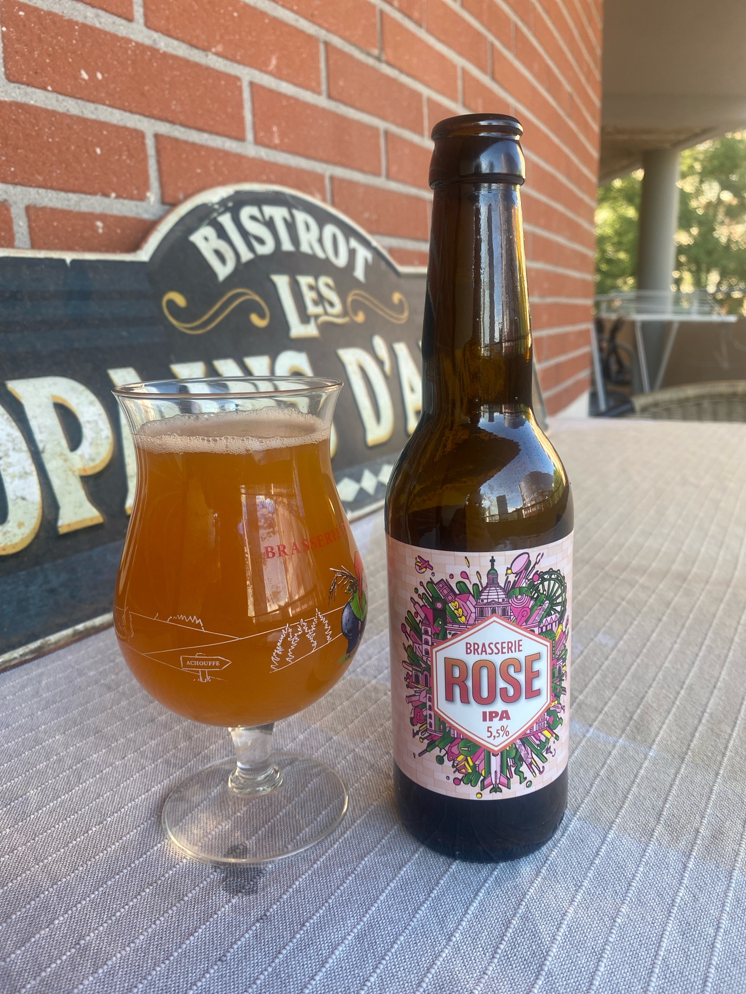 Brasserie Rose IPA, Ferme-Brasserie La Muette