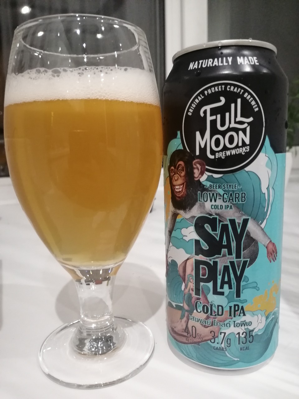 Say Play Cold IPA, Full Moon Brew Works