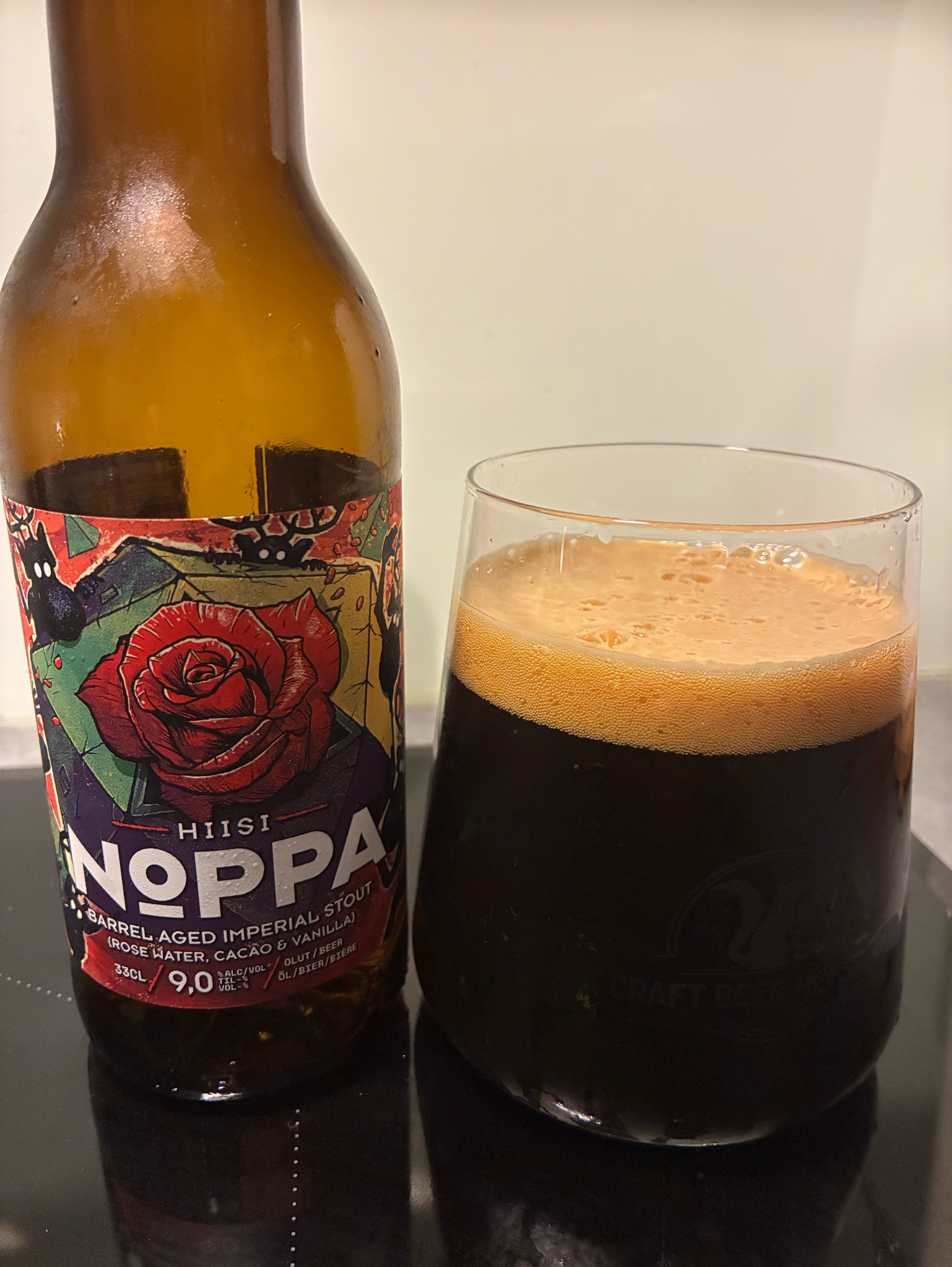 Noppa Imperial Stout (Barrel Aged Random Series), Panimo Hiisi