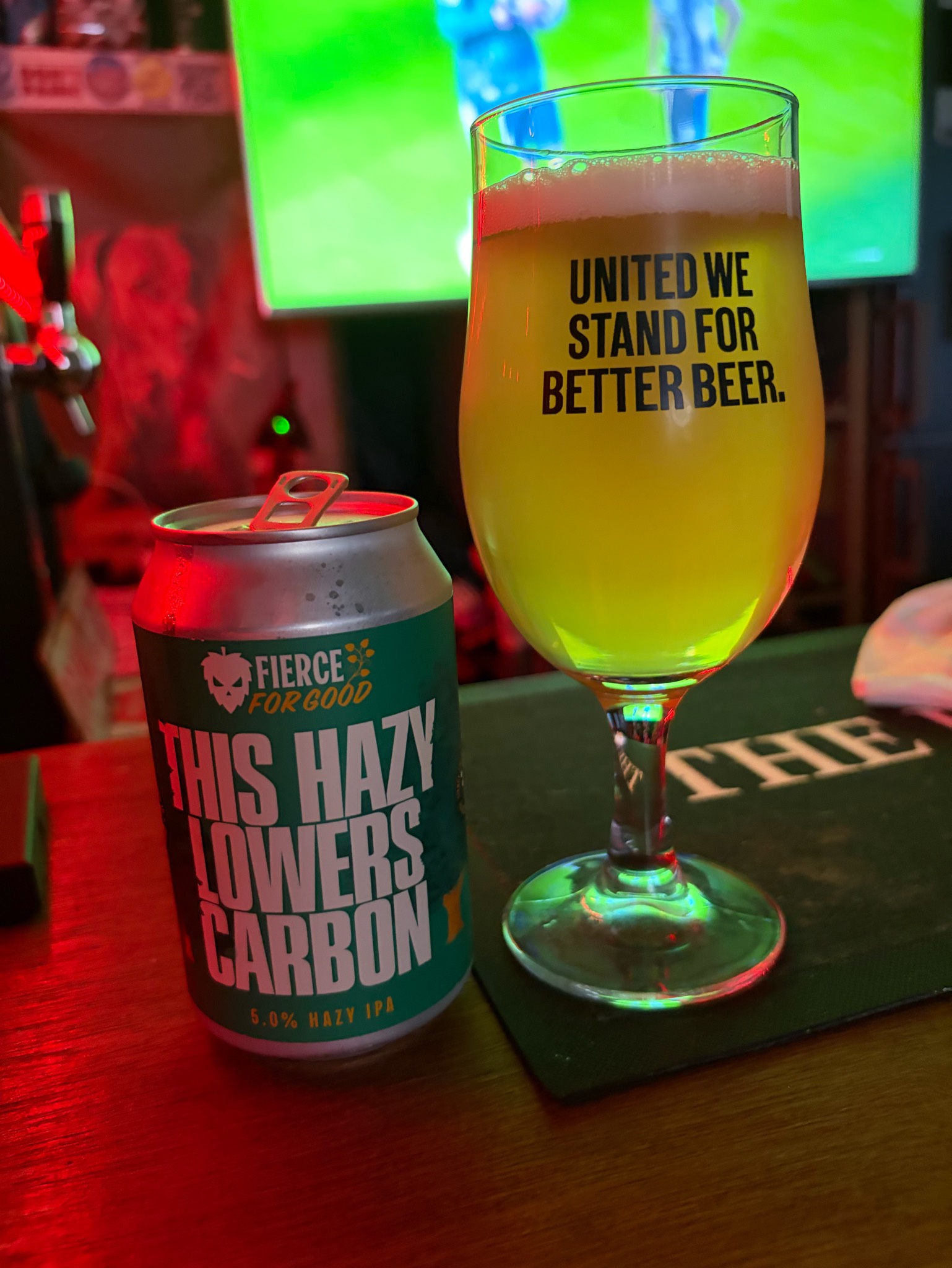 This Hazy Lowers Carbon, Fierce for good