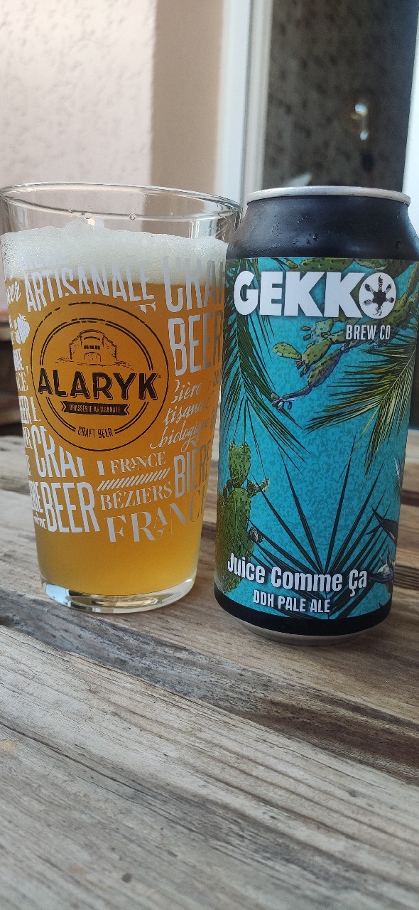 Juice Comme Ça, Gekko Beers - Gekko Brewing Company