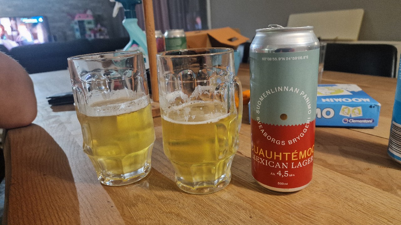 Cuauhtémoc Mexican lager, Suomenlinnan Panimo