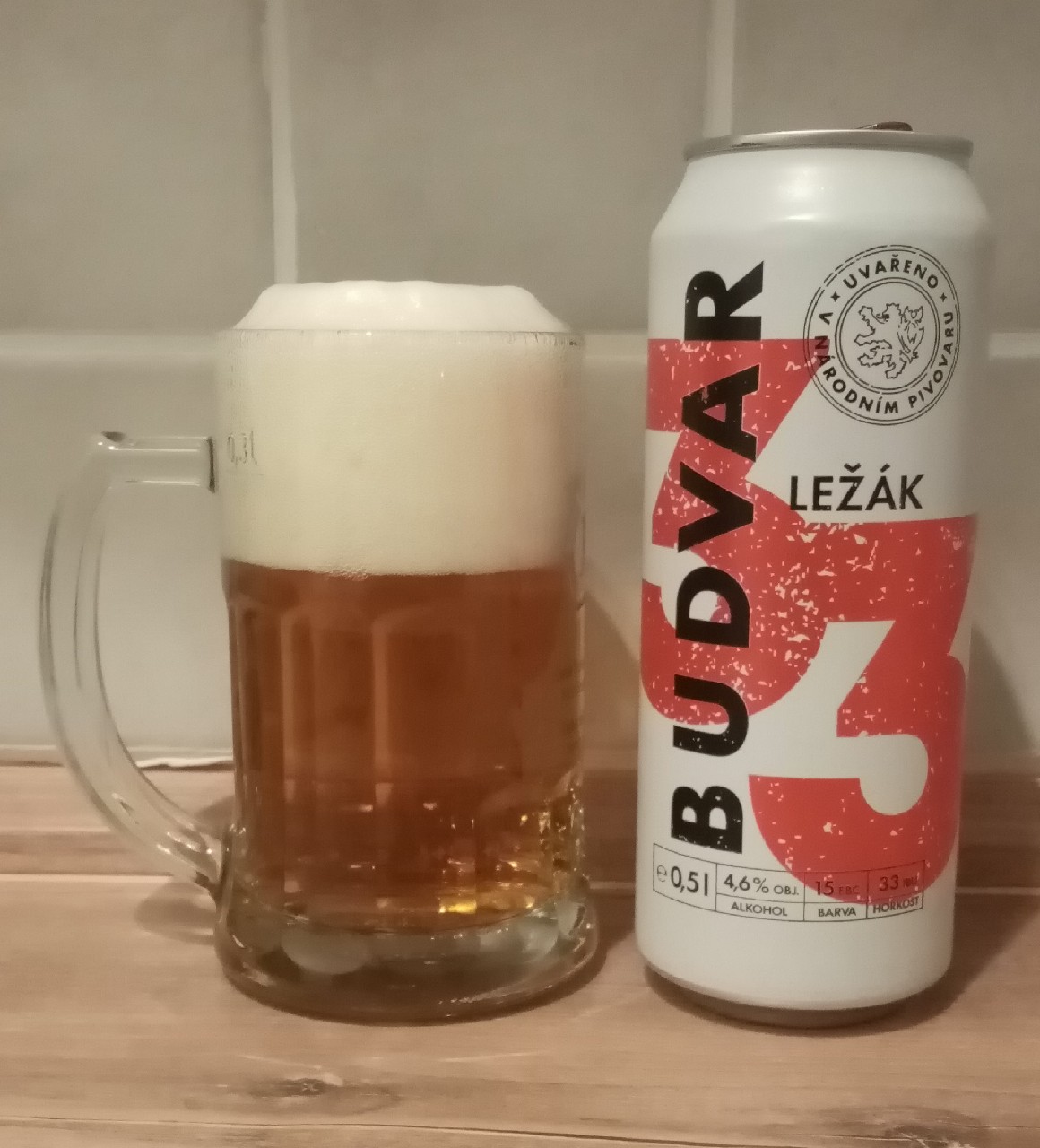 Budvar 33 Ležák, Budějovický Budvar