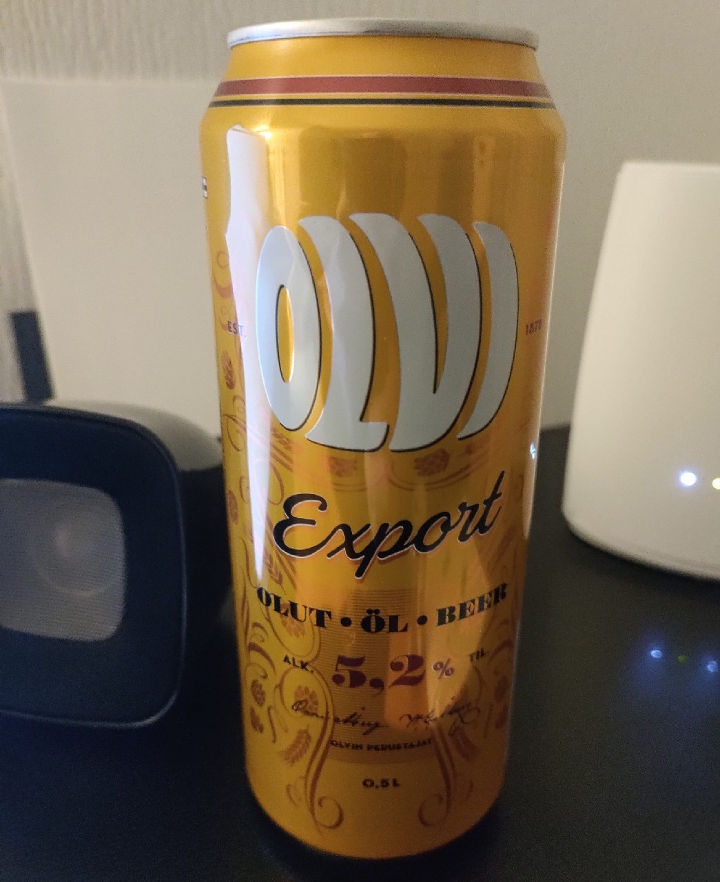 Olvi Export IV A, Finland