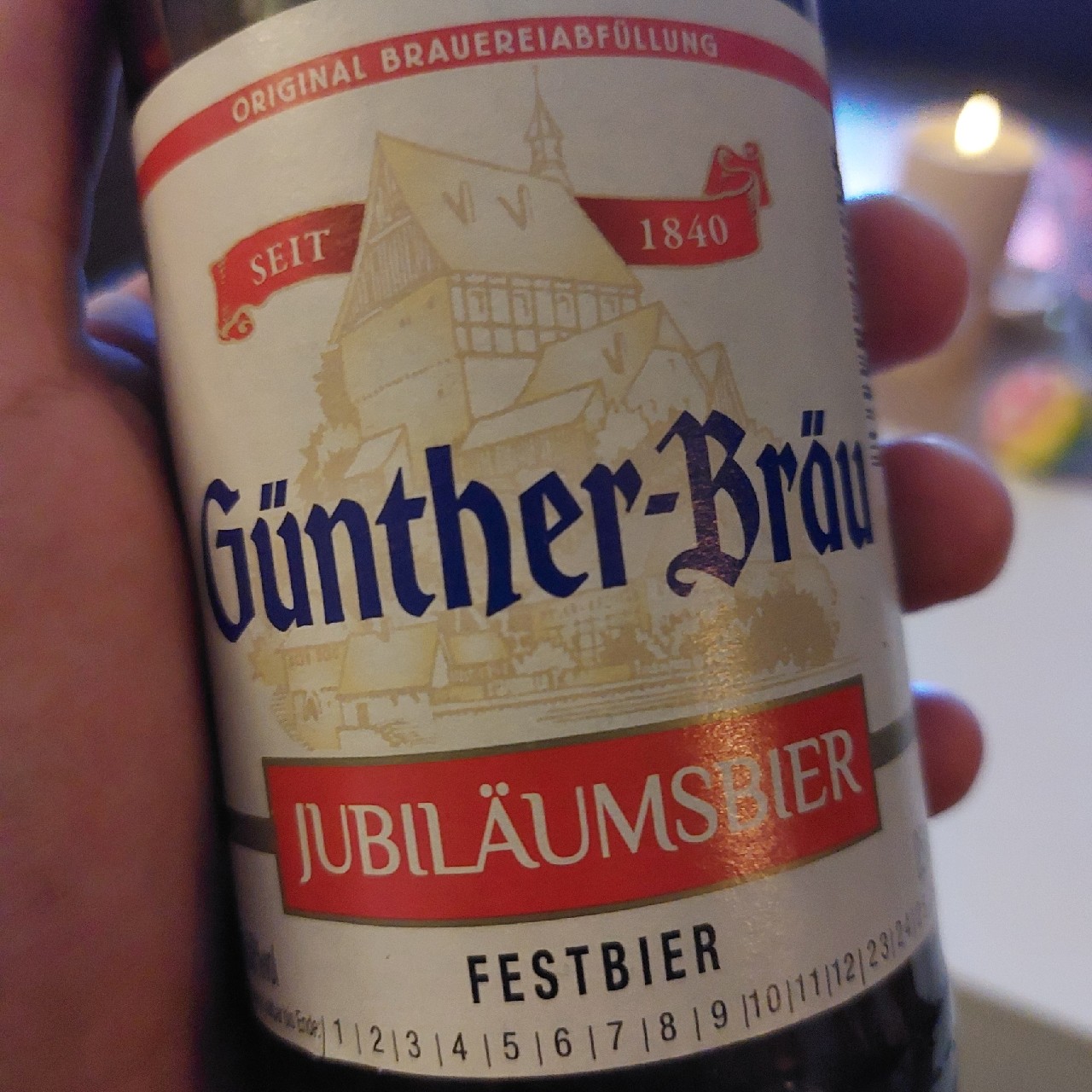 Günther-Bräu Jubiläumsbier Festbier, Günther-Bräu
