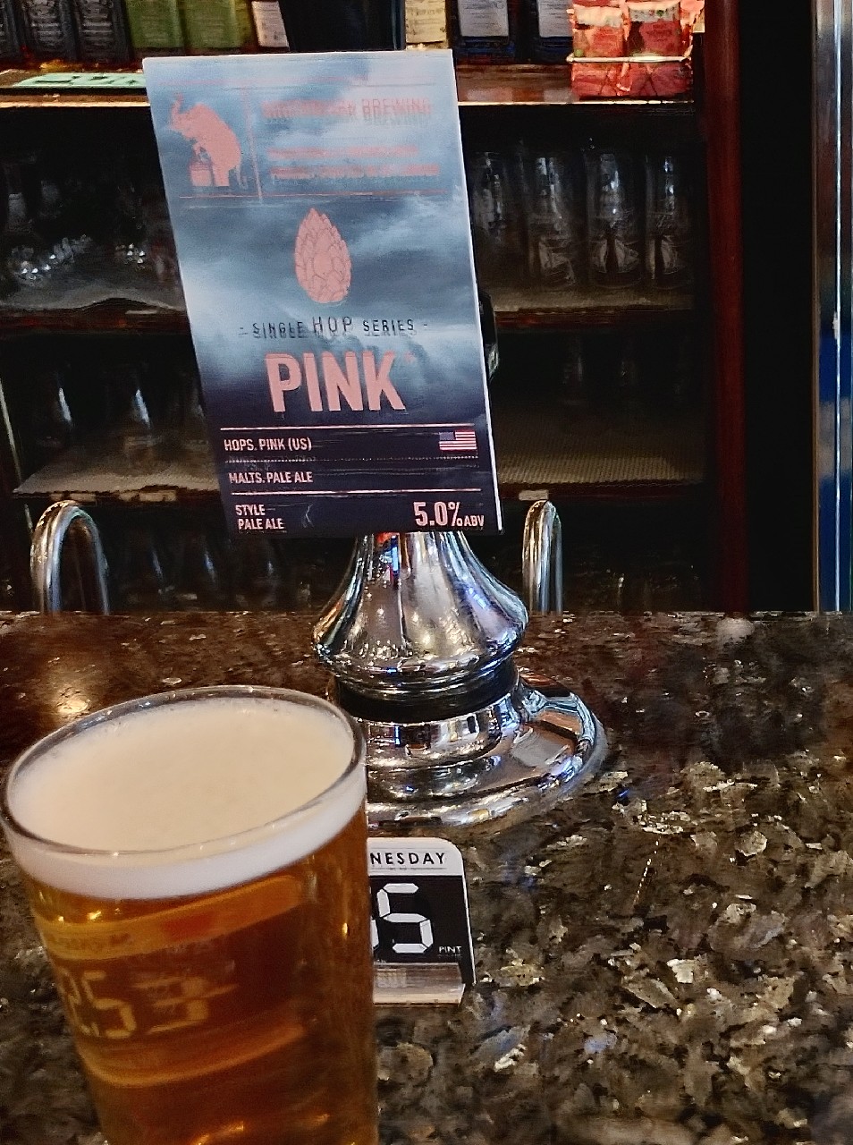 single hop series pink, Southwark Brewing