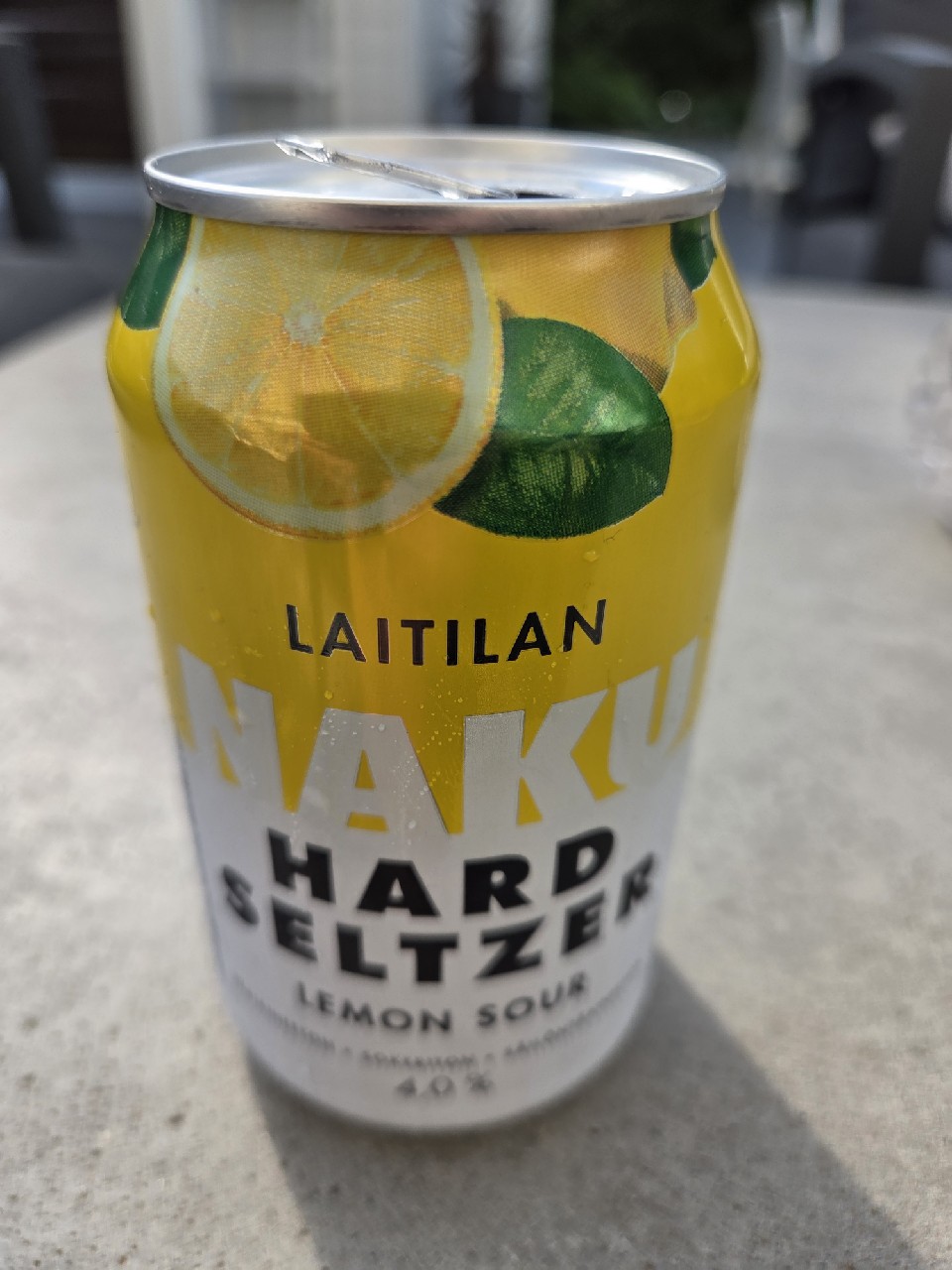 Laitilan Naku Hard Seltzer Lemon Sour 4%, Finland