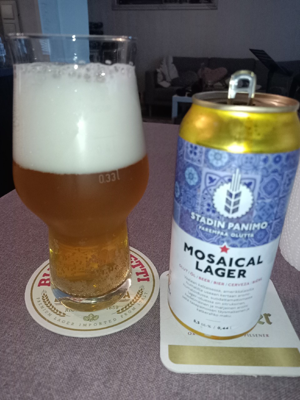 Mosaical Lager, Finland