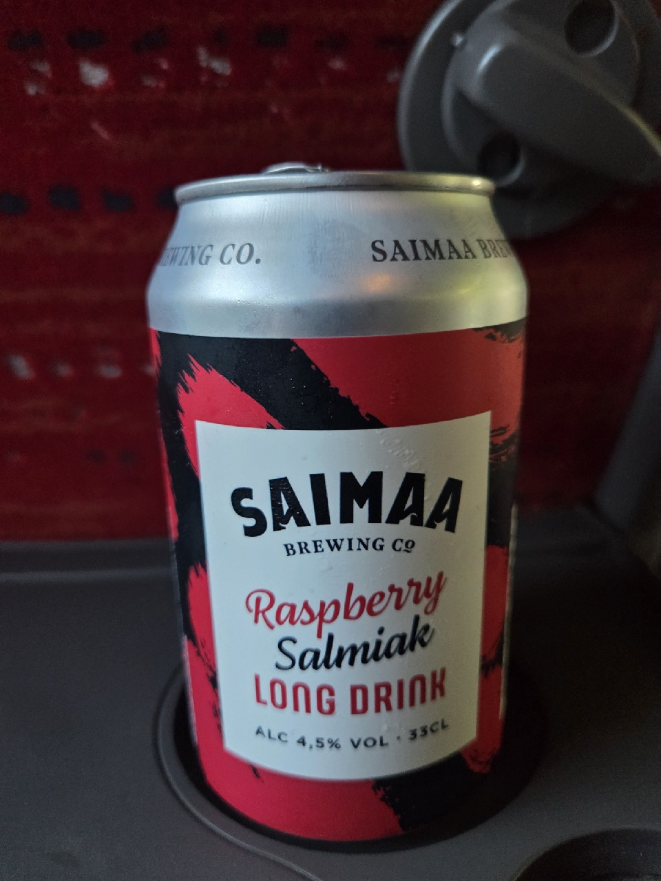 Raspberry Salmiak Long Drink, Finland