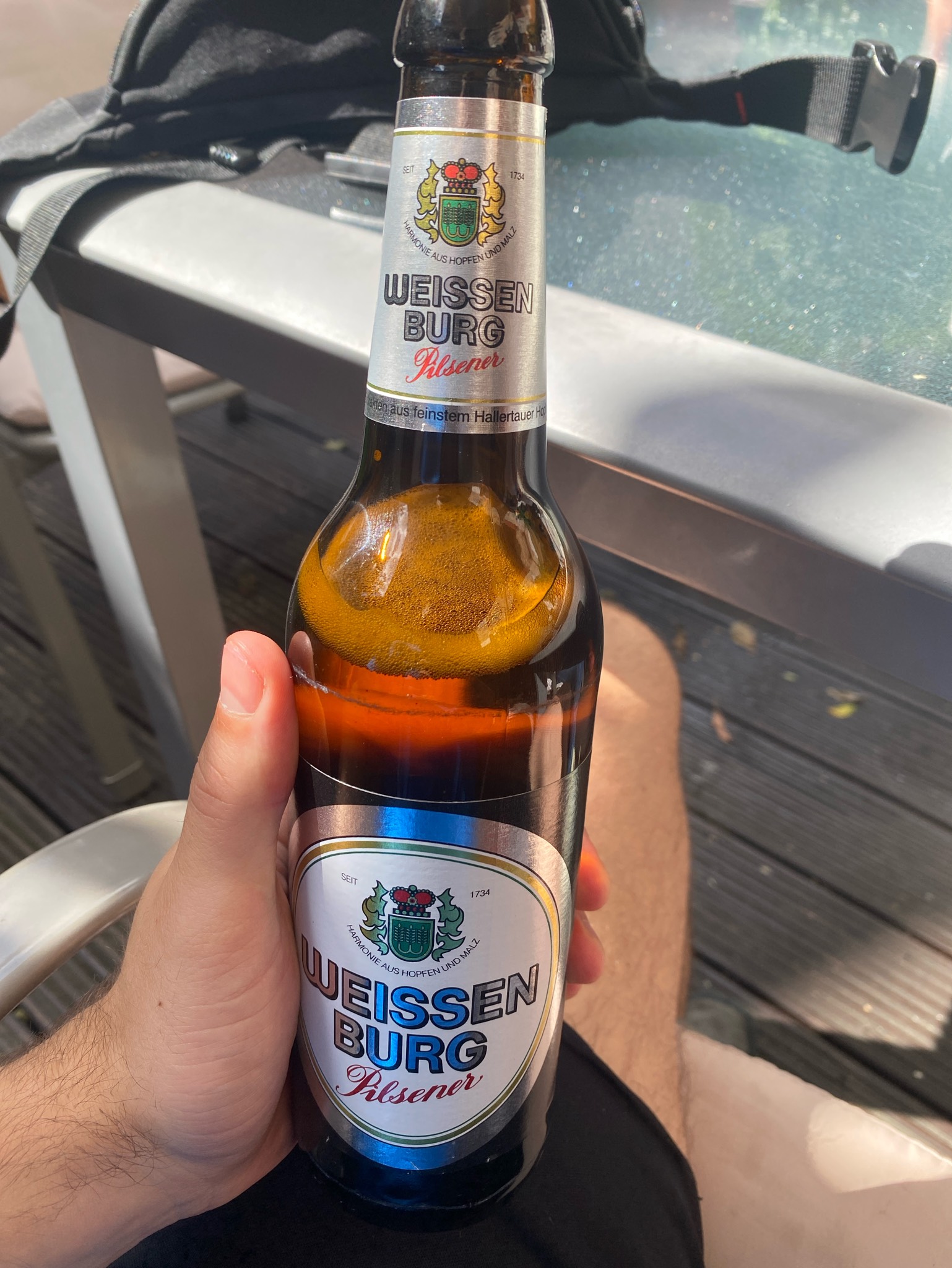 Weissenburg Pilsener, Paderborner Brauerei Haus Cramer (Warsteiner)