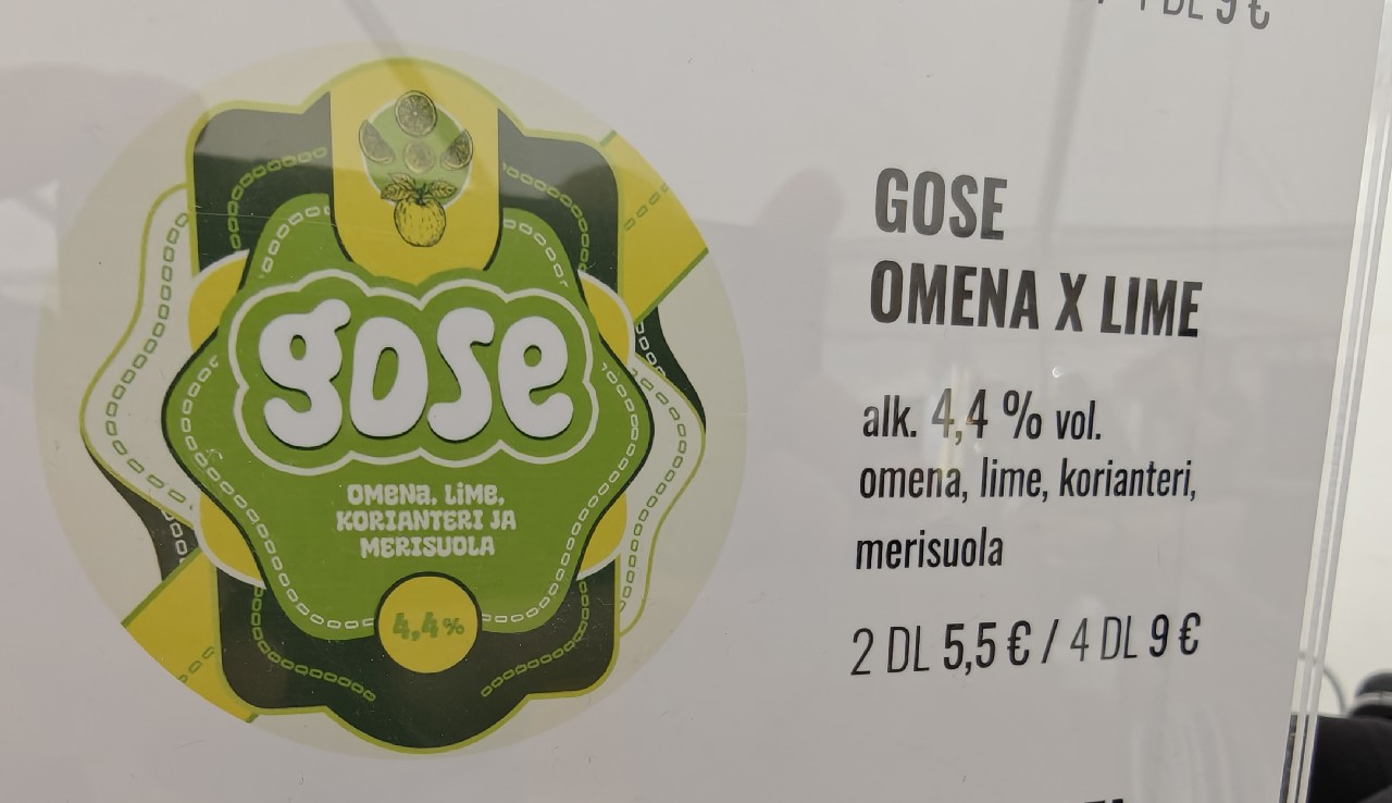 Gose omena x lime, Finland