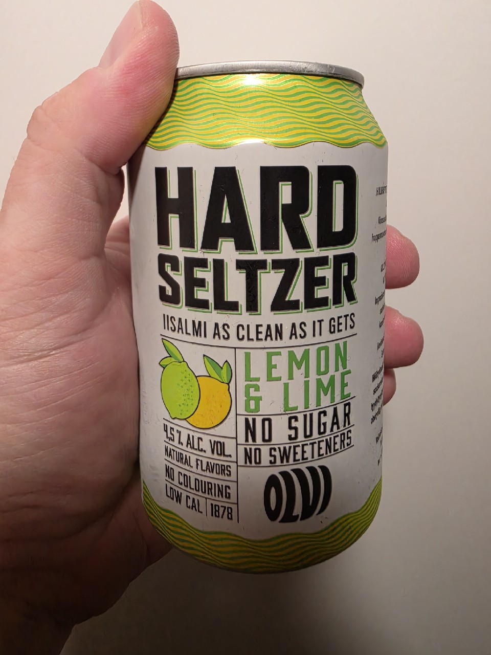 Hard Seltzer Lemon & Lime, Finland