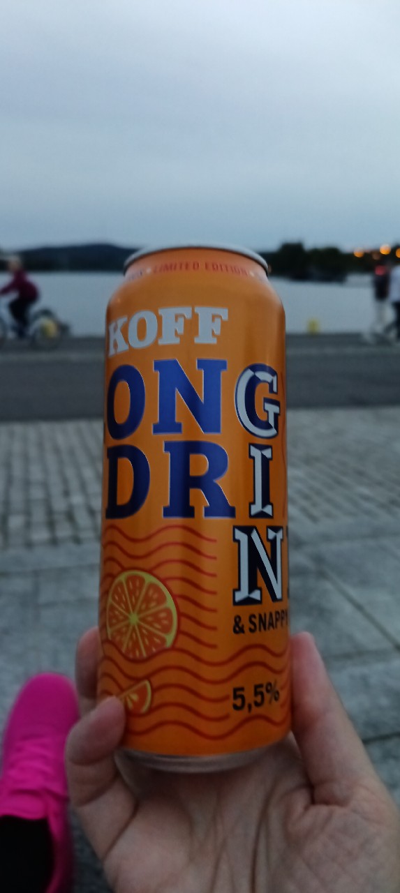KOFF Long Drink Snappy Citrus, Finland