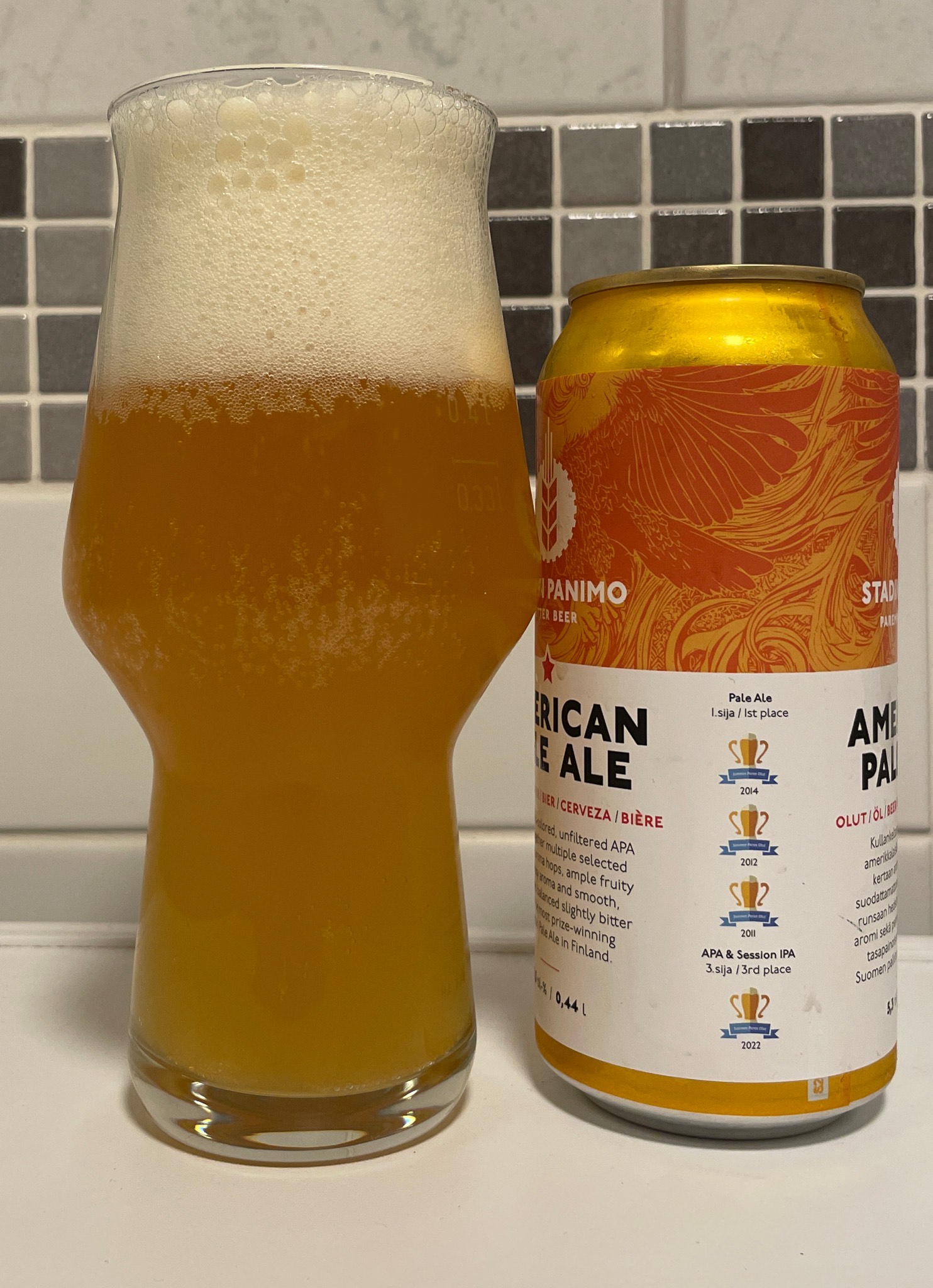 Stadin American Pale Ale 5.3%, Finland