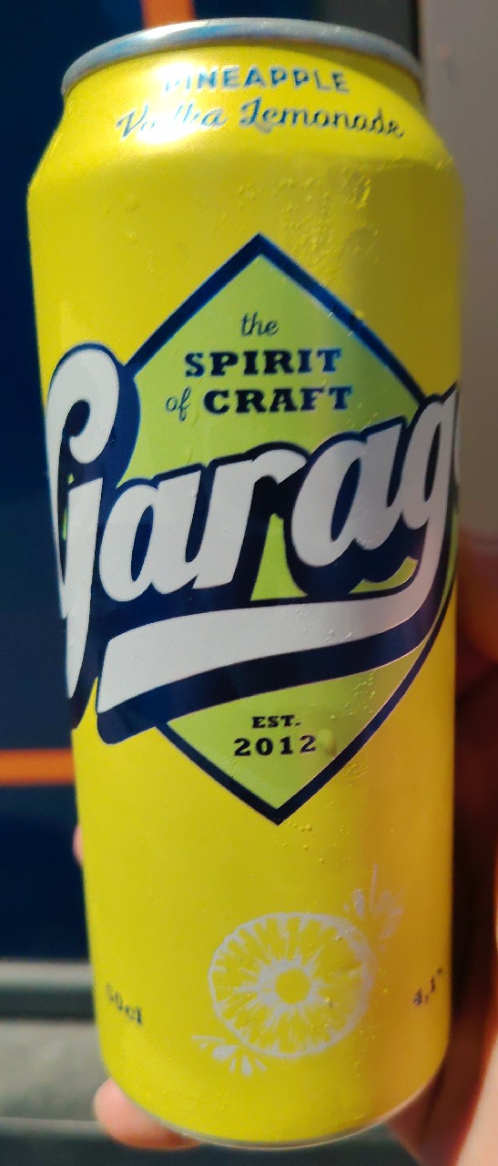 Garage Vodka Lemonade Pineapple, Finland