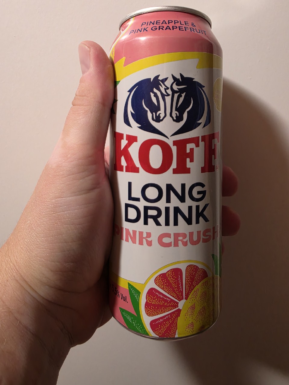 KOFF Long Drink Pink Crush, Finland