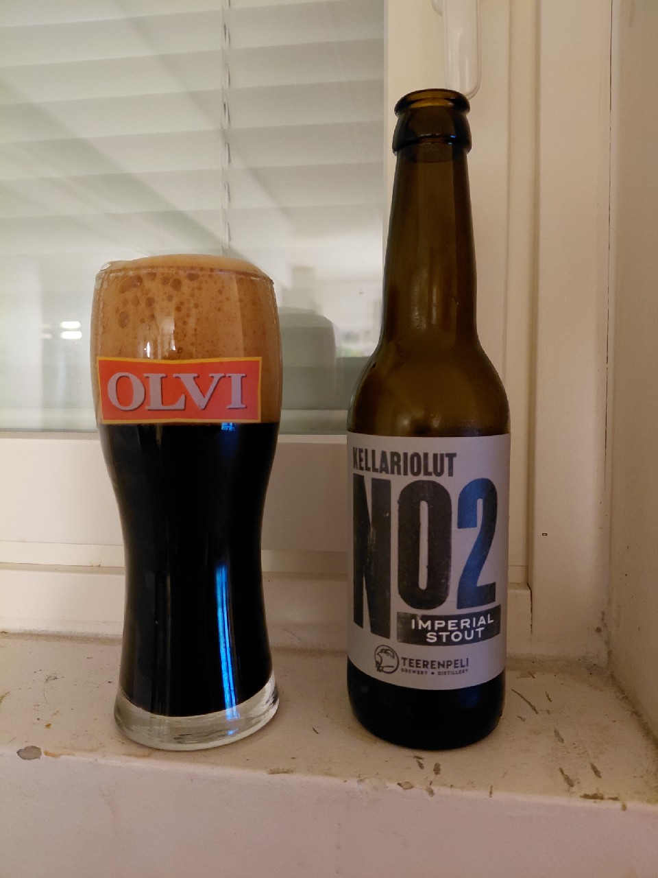 Kellariolut No 2 Imperial Stout, Teerenpeli Panimo & Tislaamo
