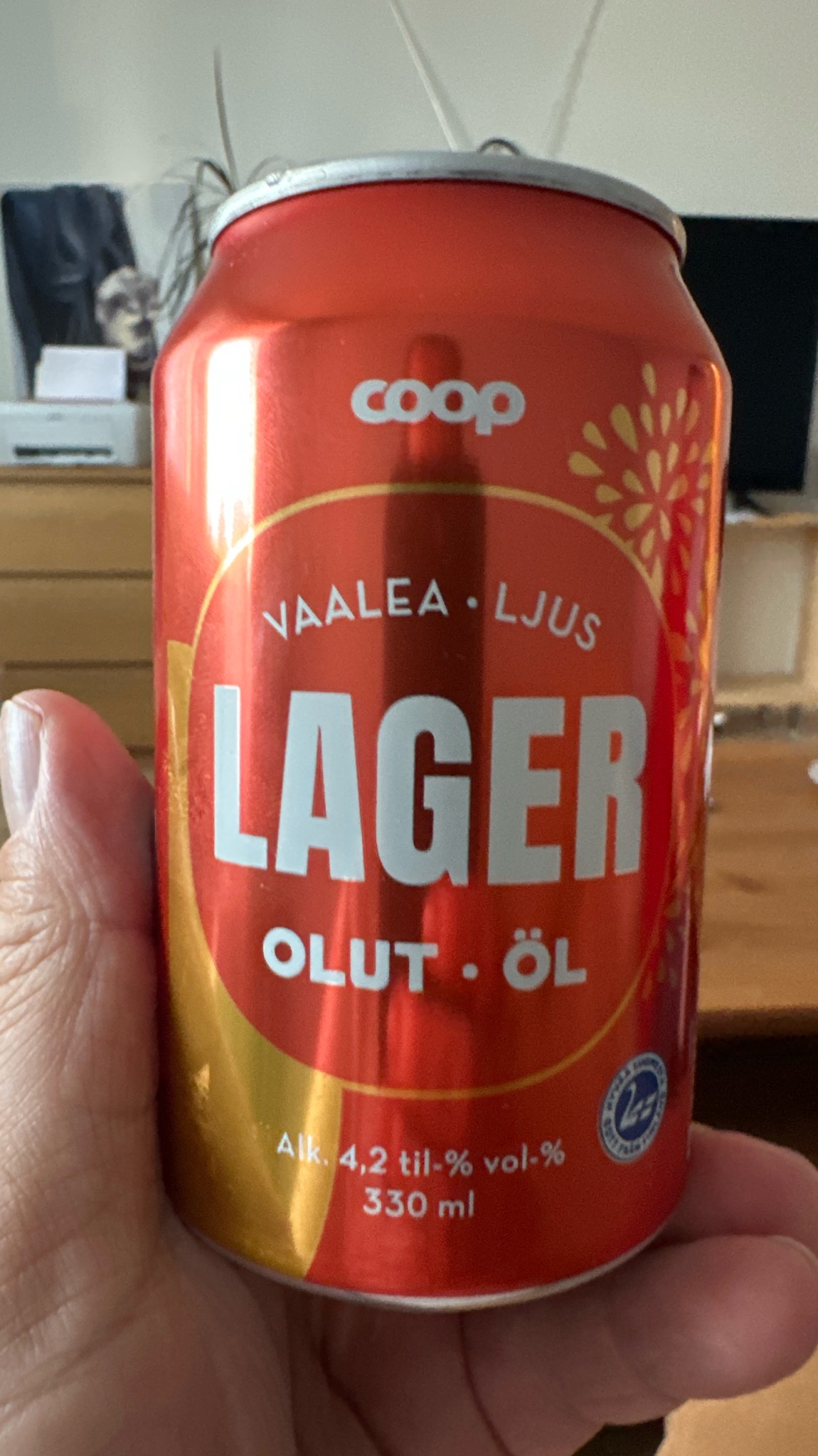 Coop Vaalea Lager 4.2%, Finland
