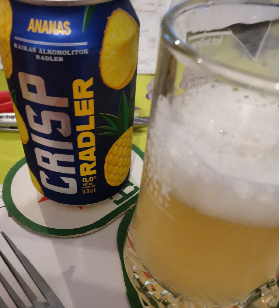 Crisp Radler Ananas, Finland