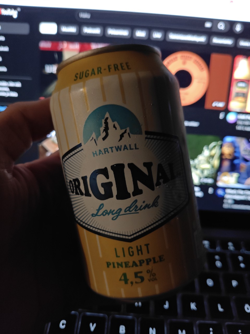 Original Long Drink Pineapple Light, Finland