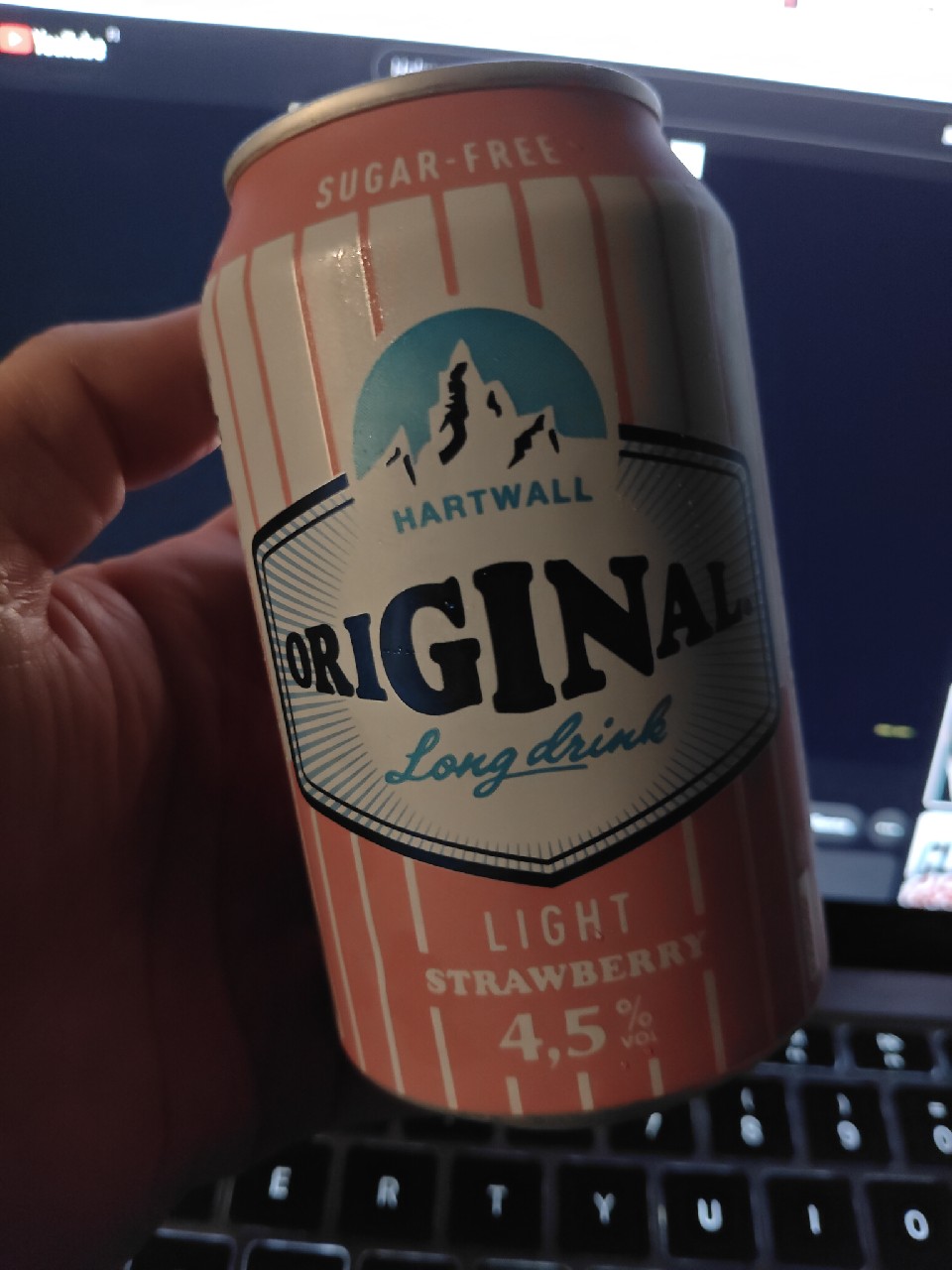 Original Long Drink Strawberry Light, Finland