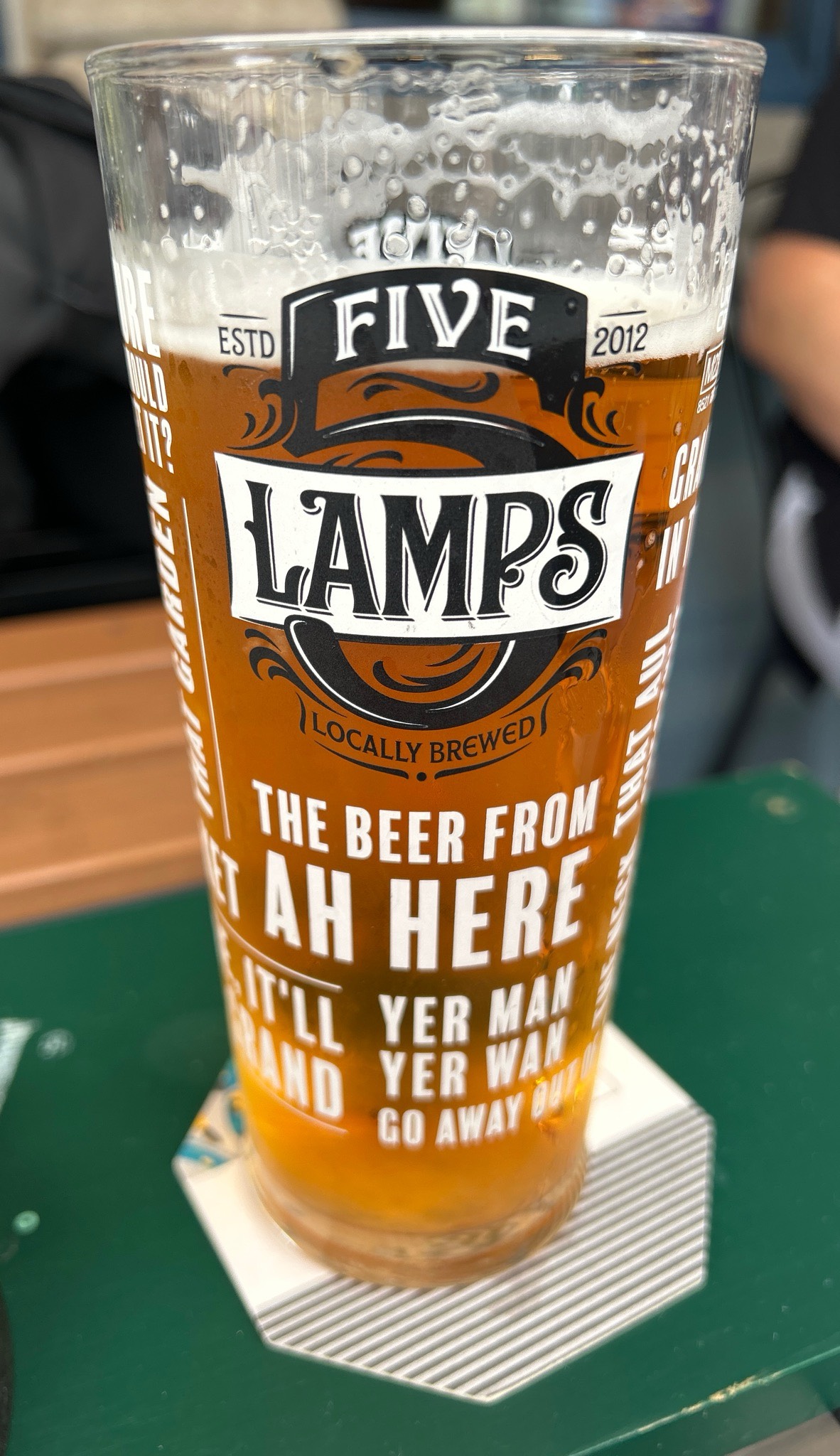 Five Lamps Irish Pilsner, 5 Lamps Brewery