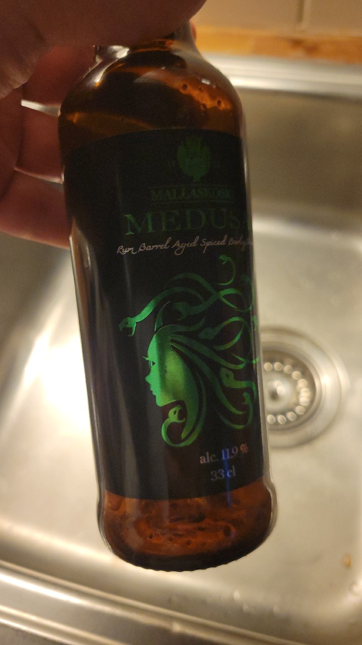 Medusa Rum Barrel Aged Spiced Barley Wine, Finland