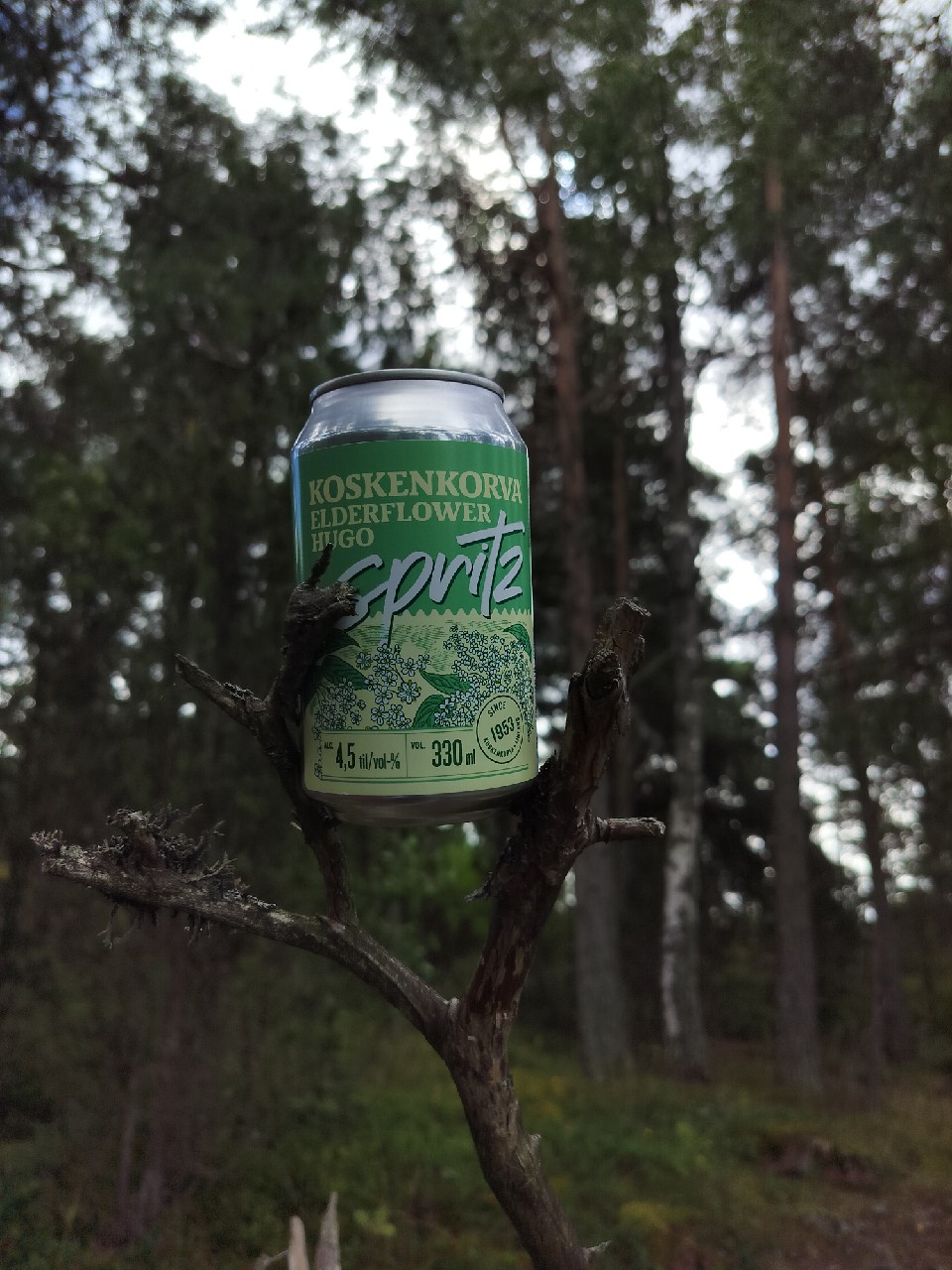 Koskenkorva elderflower hugo, Finland