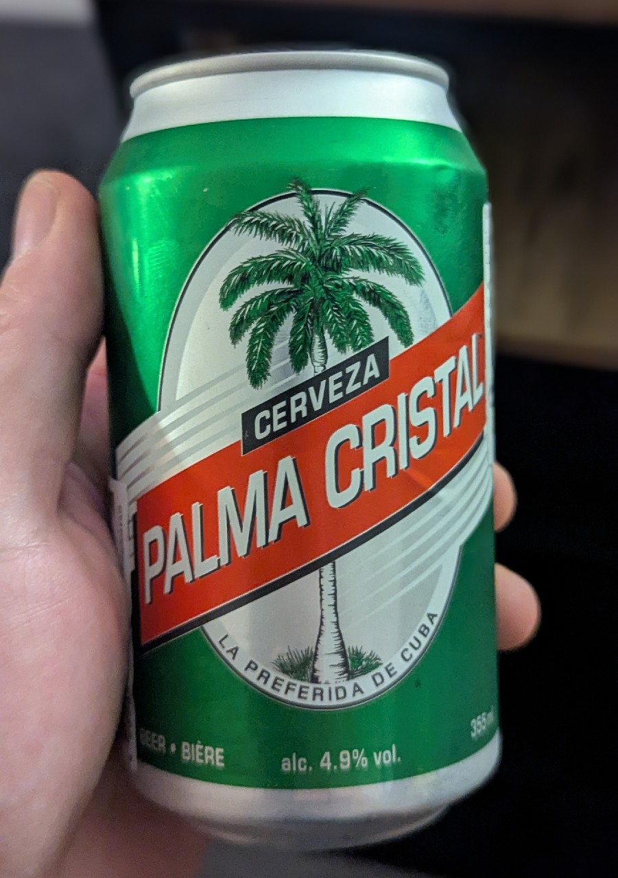 Palma Cristal, Cerveceria Bucanero (InBev)
