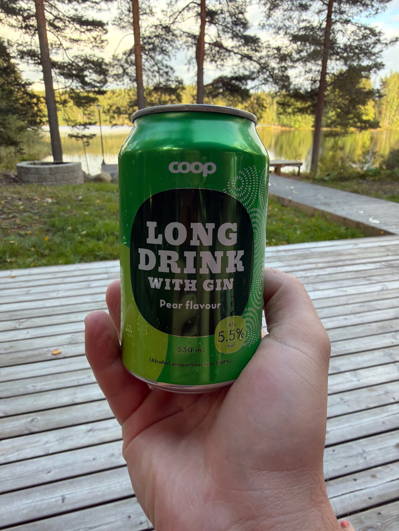 Coop Long Drink Pear, Finland