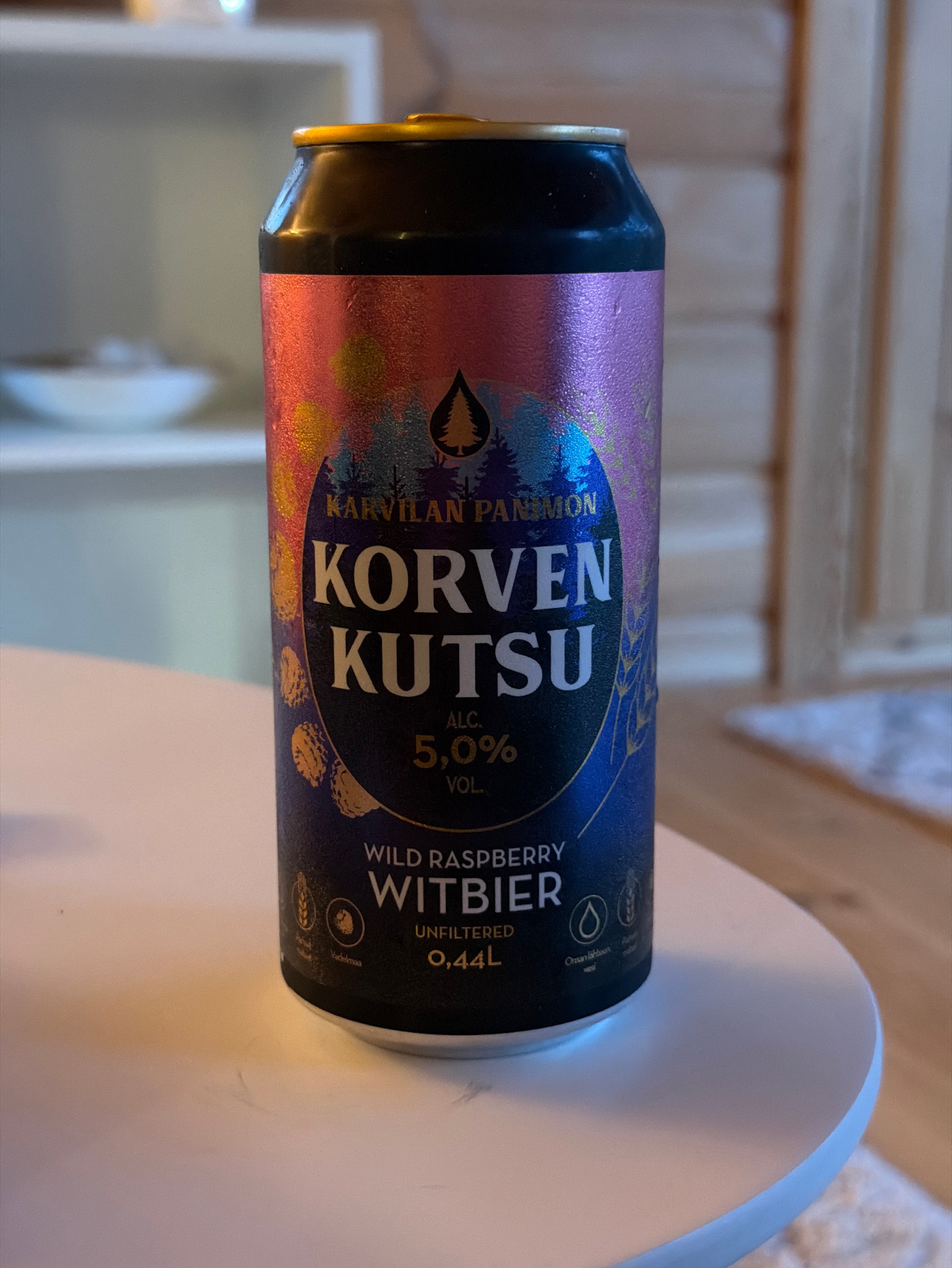 Korven Kutsu Wild Raspberry Witbier, Finland