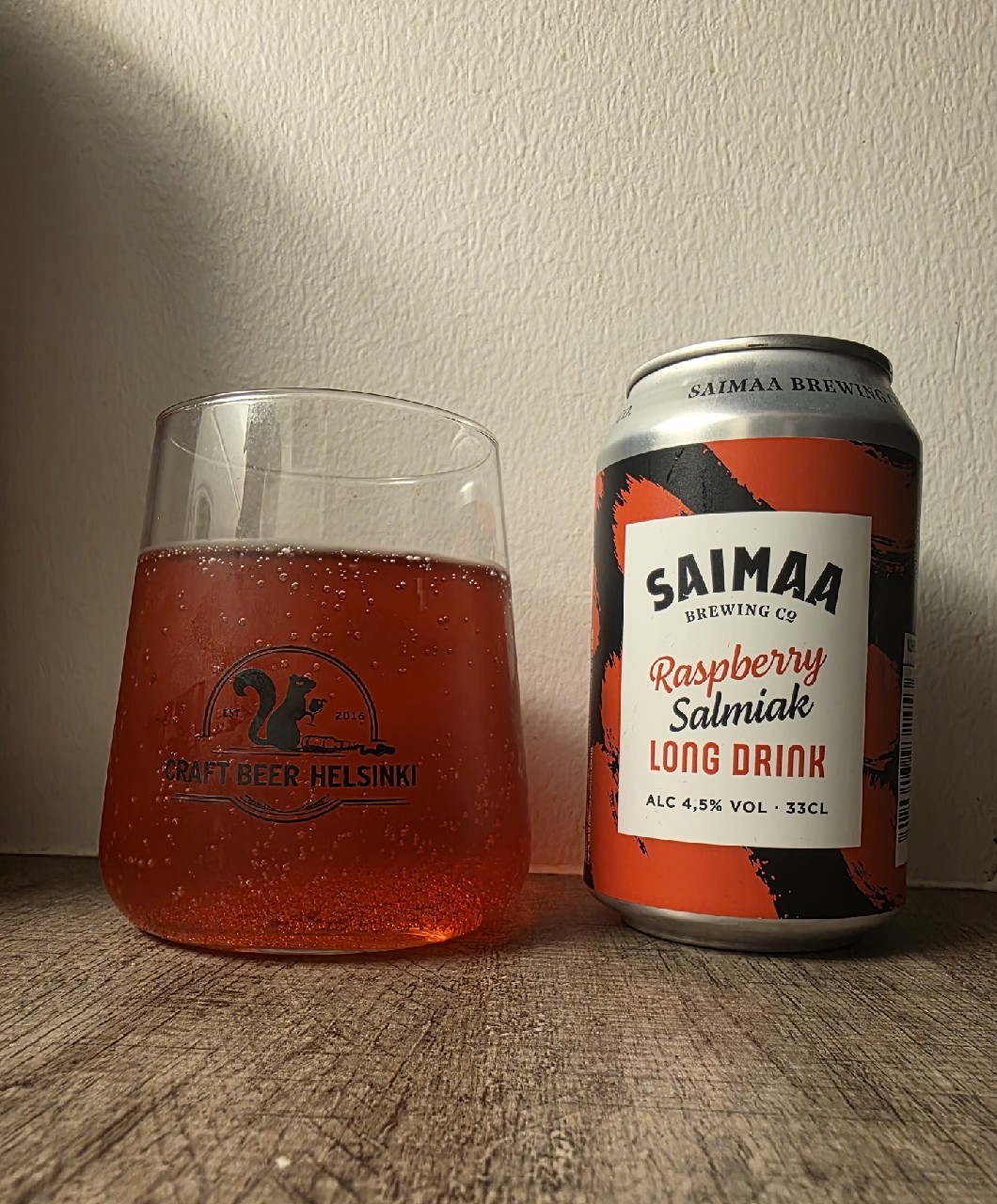 Raspberry Salmiak Long Drink, Finland